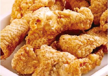 鶏皮チップス(塩レモン味)