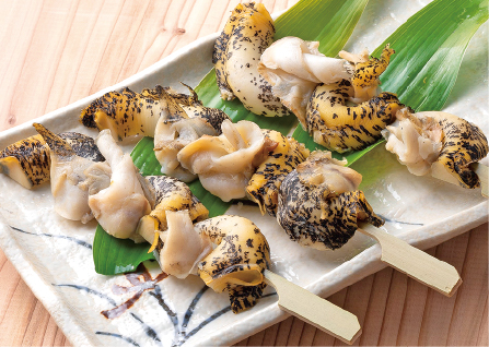 つぶ貝串焼