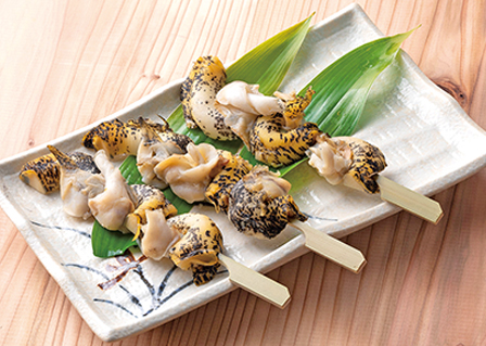 つぶ貝串焼